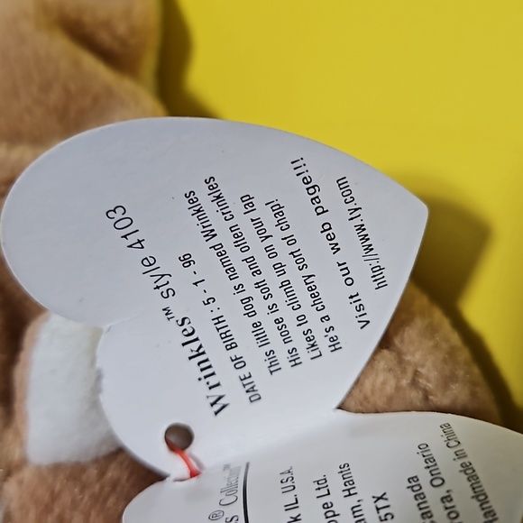 Wrinkles - Ty Beanie Babies - with tags - Picture 8 of 11